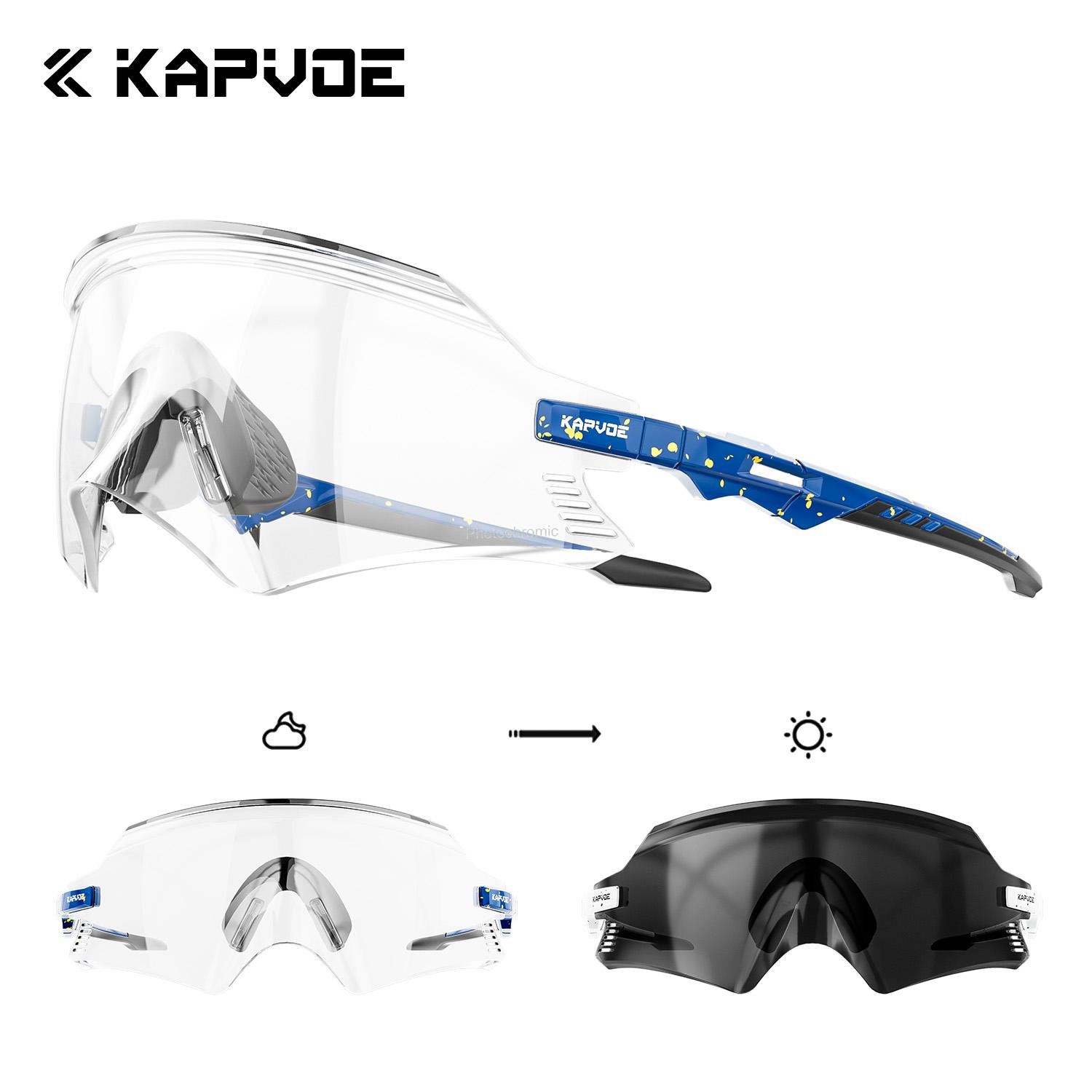 Kapvoe Hiking Eyewear Sports Sunglasses Road Bike Mountain Bicycle Glasses Riding Goggle Sports for Man Women Cycling Glasses
Kapvoe Hiking Eyewear Sports Sunglasses Road Bike Mountain Bicycle Glasses Riding Goggle Sports for Man Women Cycling Glasses