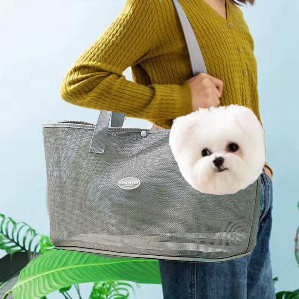 Breathable Puppy Cats Sling Bag Soft Puppy Carrying Bag Pet Supplies Pet Carrier Purse for Walking M сірий
Breathable Puppy Cats Sling Bag Soft Puppy Carrying Bag Pet Supplies Pet Carrier Purse for Walking M сірий