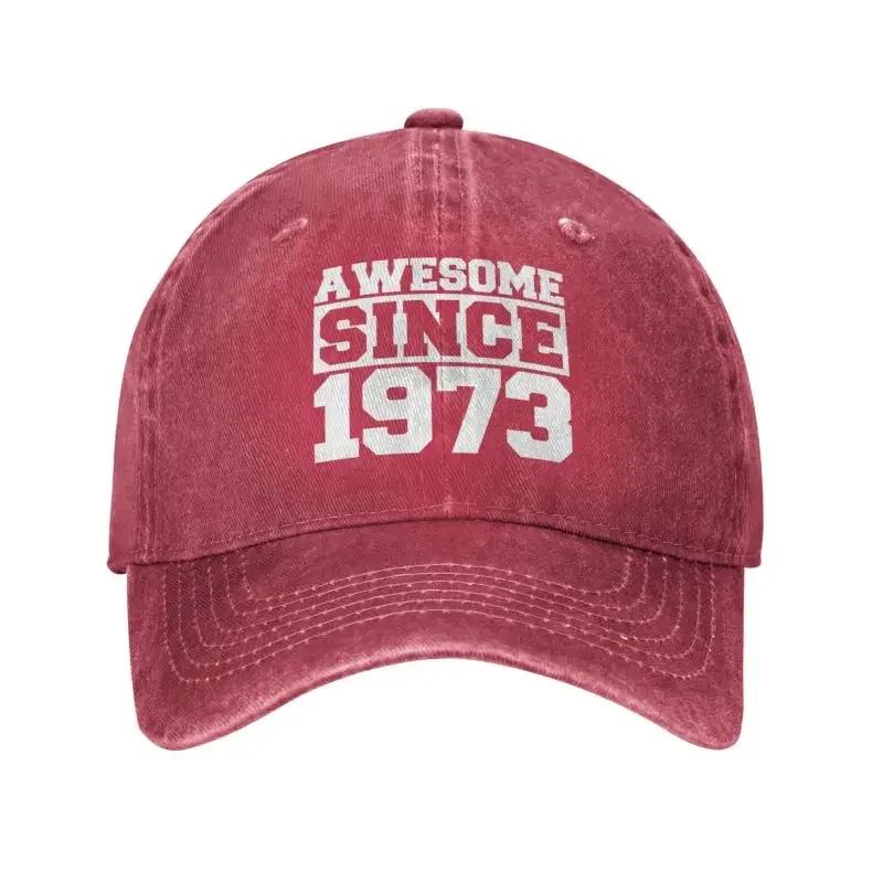 Fashion Unisex Cotton Awesome Since 1973 Birthday Baseball Cap Adult Adjustable Dad Hat Unisex Women Outdoor Adjustable Cap& 8Y
Fashion Unisex Cotton Awesome Since 1973 Birthday Baseball Cap Adult Adjustable Dad Hat Unisex Women Outdoor Adjustable Cap& 8Y