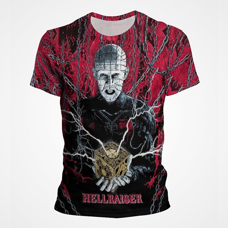 Horror Movie Hellraiser 3D Printed T-Shirts Men Women Casual Fashion Oversized Short Sleeve T Shirt Male Tees Tops Man Clothing S
Horror Movie Hellraiser 3D Printed T-Shirts Men Women Casual Fashion Oversized Short Sleeve T Shirt Male Tees Tops Man Clothing S