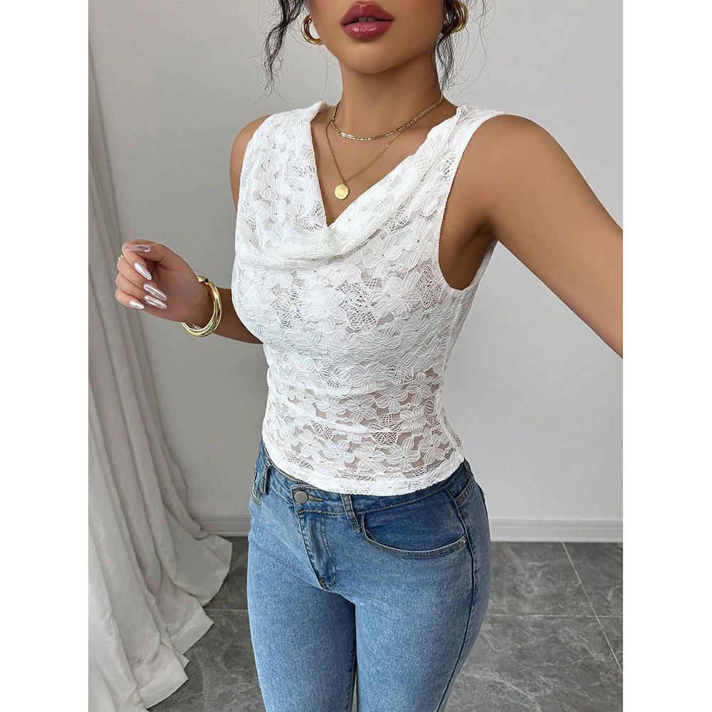 Women s Cowl Neck Dressy Lace Tank Tops - Trendy Casual Sleeveless Elegant Office Blouse Cute Summer Tunic Shirts 2XL
Women s Cowl Neck Dressy Lace Tank Tops - Trendy Casual Sleeveless Elegant Office Blouse Cute Summer Tunic Shirts 2XL