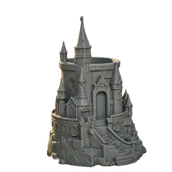 Dark Castle Pen Holder Large-Diameter Storage Desktop Organizer with 3D Micro-Landscape Design Distressed Black Gray Texture Durable Fantasy Decor сірий
Dark Castle Pen Holder Large-Diameter Storage Desktop Organizer with 3D Micro-Landscape Design Distressed Black Gray Texture Durable Fantasy Decor сірий