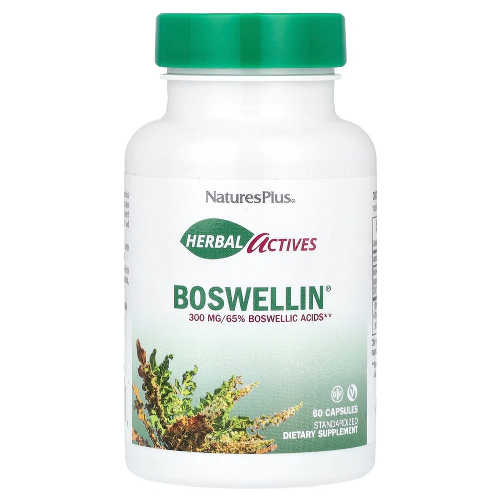 Nature s Plus Herbal Actives Boswellin 300 mg Vegetable Capsules 60 Count 60 pcs - 1 ea
Nature s Plus Herbal Actives Boswellin 300 mg Vegetable Capsules 60 Count 60 pcs - 1 ea