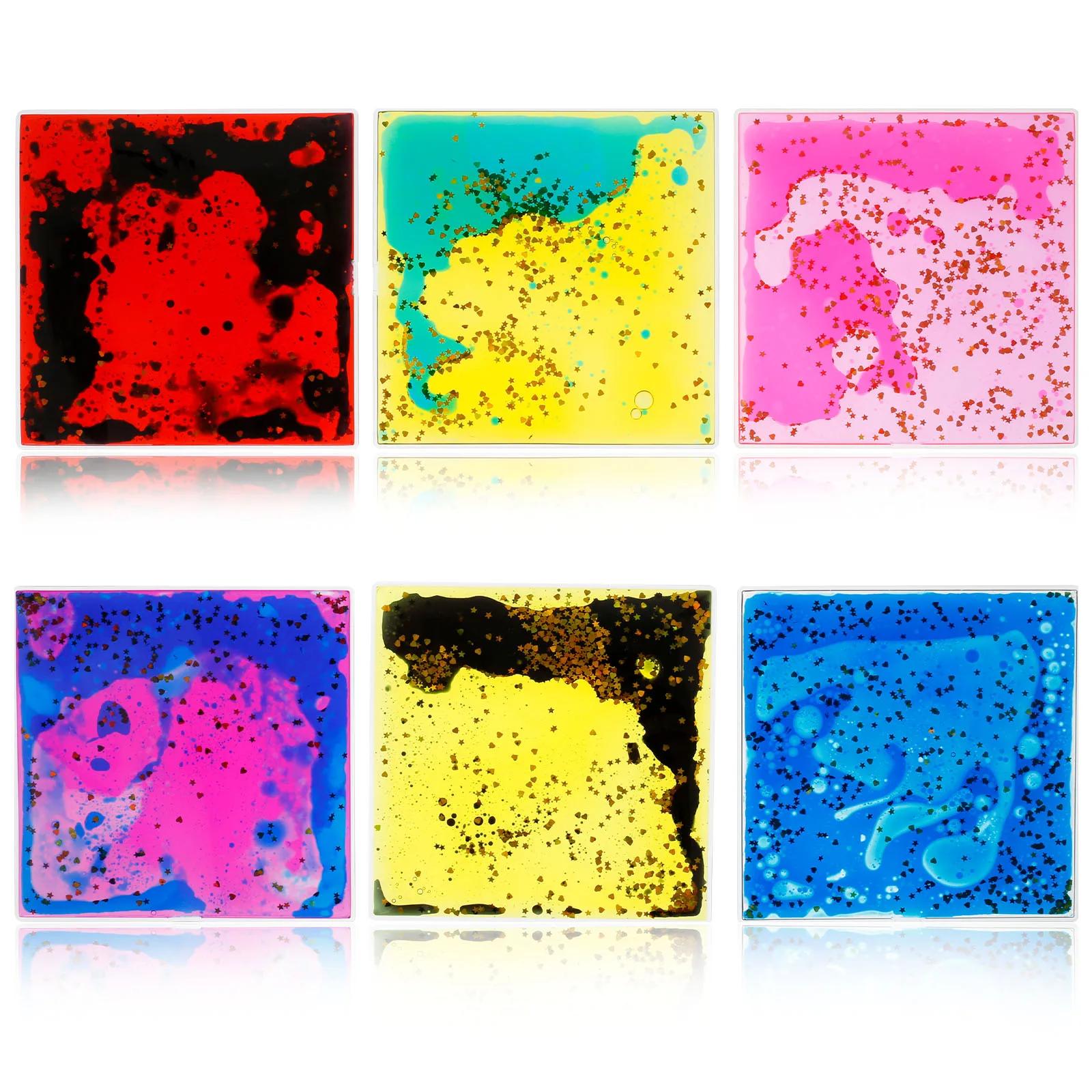 6Pcs Sensory Toys Calming Mats Colorful Liquid Sensory Activity Mat Multi-Shape Water Sensory Toys for Autistic Children
6Pcs Sensory Toys Calming Mats Colorful Liquid Sensory Activity Mat Multi-Shape Water Sensory Toys for Autistic Children