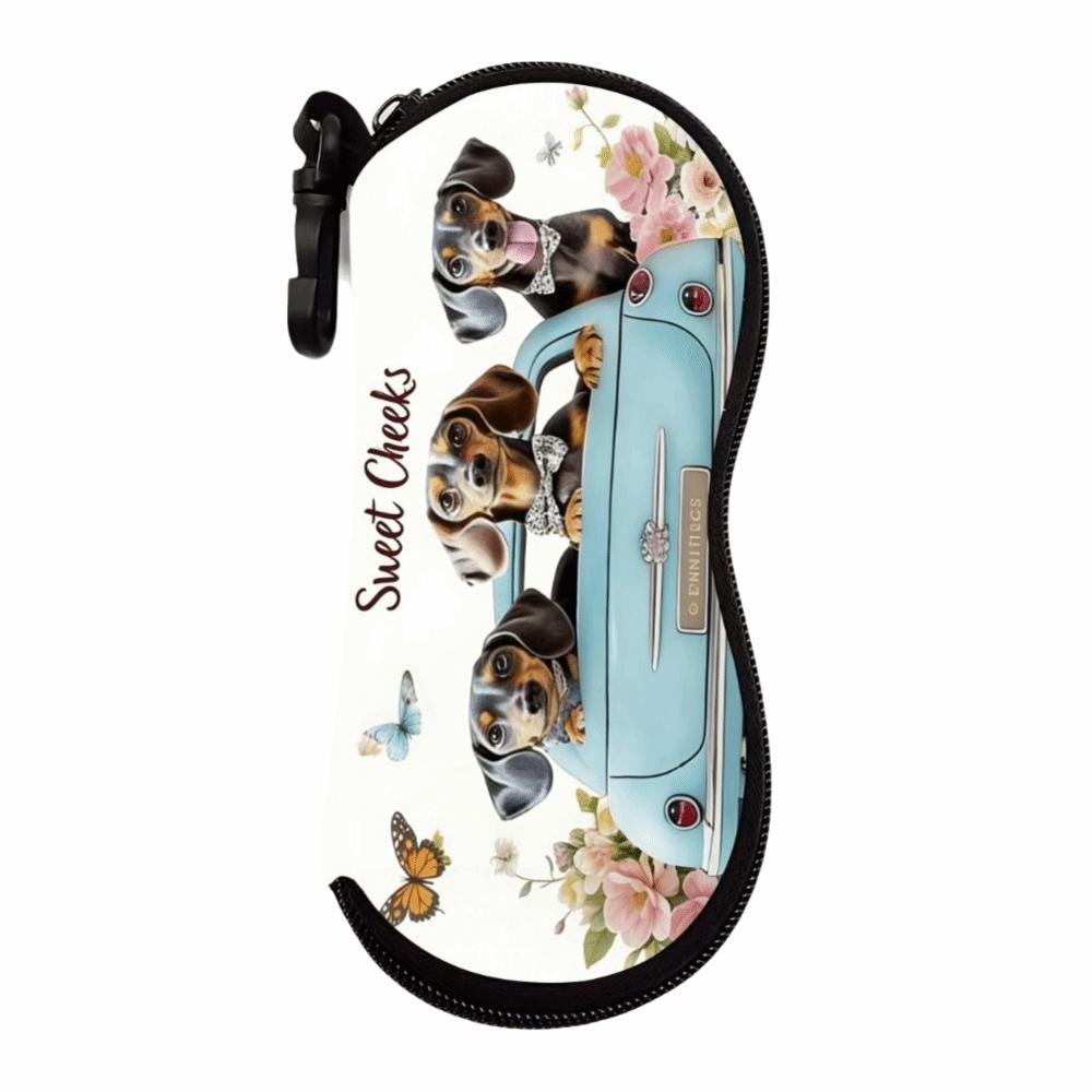 Portable Hanging Dog Print Eyeglass Case Soft Leather Reading Glass Pouch Water-resistant with Hook Sunglasses Holder Gifts
Portable Hanging Dog Print Eyeglass Case Soft Leather Reading Glass Pouch Water-resistant with Hook Sunglasses Holder Gifts