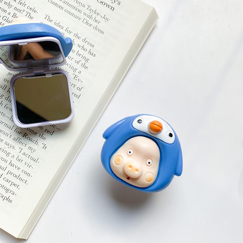 Mobile Phone Airbag Bracket Portable Makeup Mirror Cartoon Cute Piggy Folding Paste Lazy Desktop Air Cushion Support
Mobile Phone Airbag Bracket Portable Makeup Mirror Cartoon Cute Piggy Folding Paste Lazy Desktop Air Cushion Support