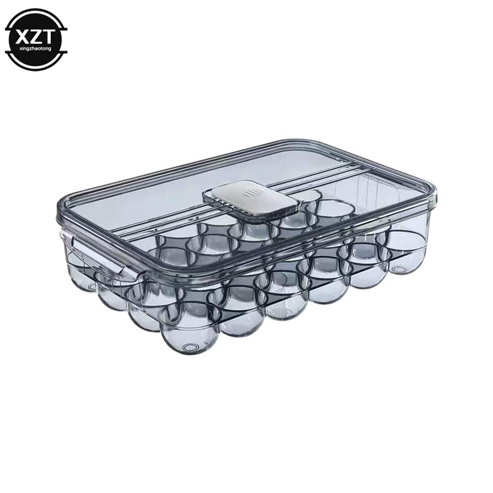 1PCS 24 Grid Egg Storage Box Anti-collision Egg Container Egg Drawer With Lid Kitchenr Refrigerator Organizer Food Storage Box
1PCS 24 Grid Egg Storage Box Anti-collision Egg Container Egg Drawer With Lid Kitchenr Refrigerator Organizer Food Storage Box