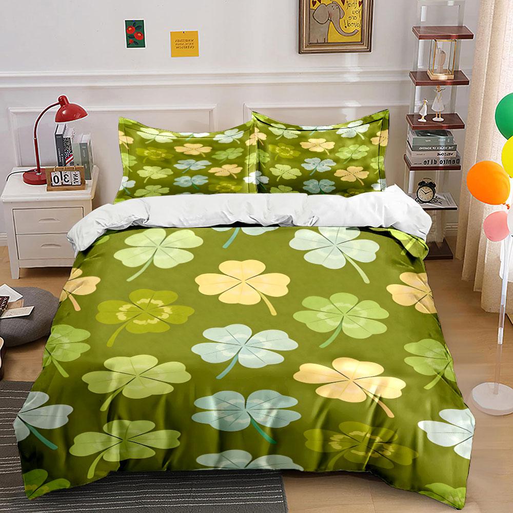 Colorful clover pattern Bedding sets Duvet cover sets Duvet covers Pillowcases(1 * Duvet Cover 2 * Pillowcases, without duvet insert) 135x200cm
Colorful clover pattern Bedding sets Duvet cover sets Duvet covers Pillowcases(1 * Duvet Cover 2 * Pillowcases, without duvet insert) 135x200cm