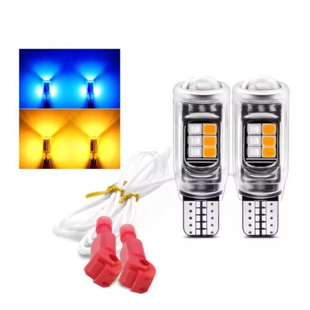 Motorcycle High-Brightness T10 Side Marker Light, Dual-Color Turn Signal Light, T15 2835 16SMD W5W Tail Light & Running Light
Motorcycle High-Brightness T10 Side Marker Light, Dual-Color Turn Signal Light, T15 2835 16SMD W5W Tail Light & Running Light
