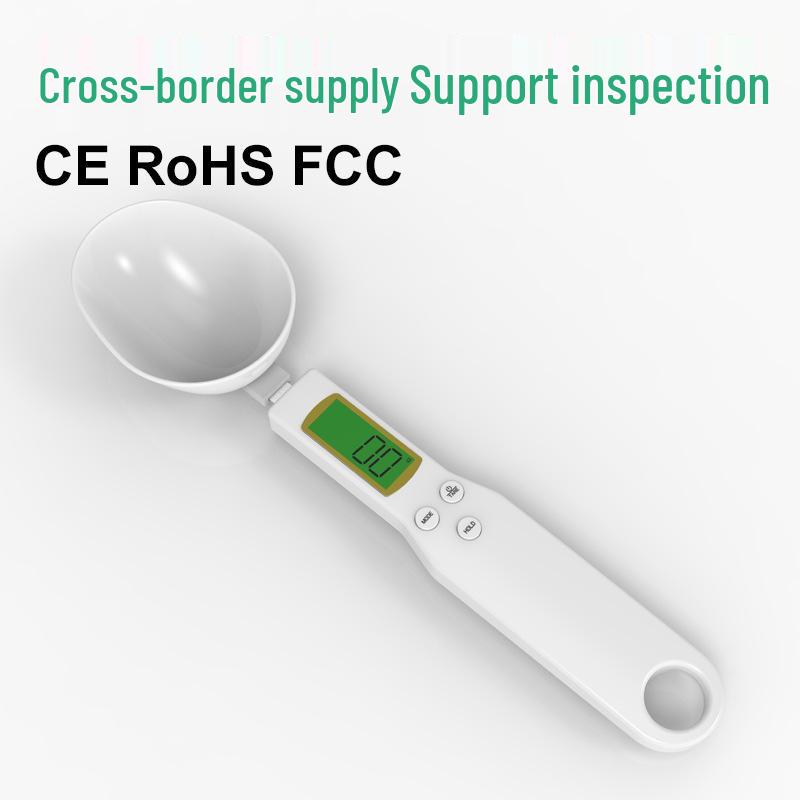 Electronic Kitchen Measuring Spoon Scale for Baking and Cooking White 500g/0.1g (English Version)
Electronic Kitchen Measuring Spoon Scale for Baking and Cooking White 500g/0.1g (English Version)