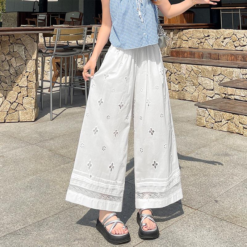 Elastic Waist Openwork Embroidered Crochet Wide-Leg Pants - Women s 2025 Korean Style Summer Long Slimming Loose Fit XL
Elastic Waist Openwork Embroidered Crochet Wide-Leg Pants - Women s 2025 Korean Style Summer Long Slimming Loose Fit XL