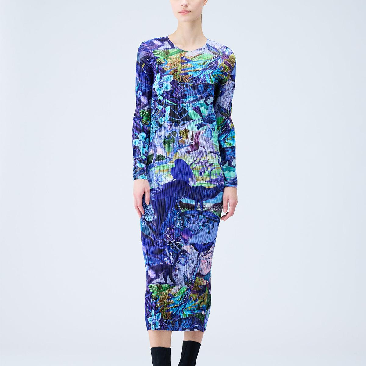 2024 Women s Summer Long Dress - High-End Digital Print Pleated Design One Size фиолетовый
2024 Women s Summer Long Dress - High-End Digital Print Pleated Design One Size фиолетовый