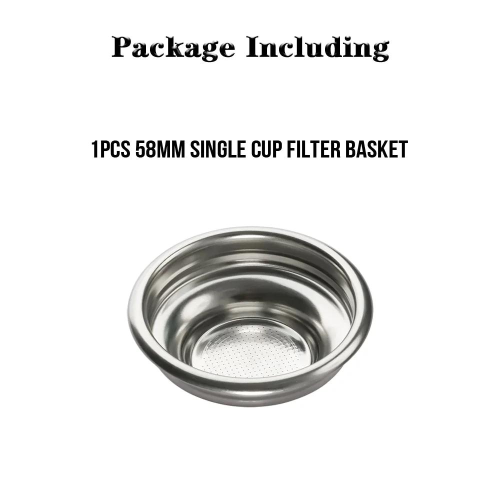 1 шт. 58 мм корзина для фильтра чашки, сменная, бездонная, запчасти для кофемашины эспрессо, пористый фильтр из нержавеющей стали
1 шт. 58 мм корзина для фильтра чашки, сменная, бездонная, запчасти для кофемашины эспрессо, пористый фильтр из нержавеющей стали