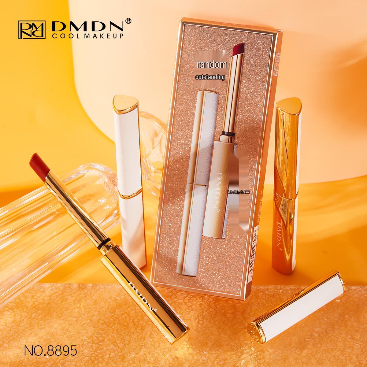 Authentic TikTok DMDN Velvet Matte Slim Lipstick in Gold Tube – Non-Fading 3D Suede Finish
Authentic TikTok DMDN Velvet Matte Slim Lipstick in Gold Tube – Non-Fading 3D Suede Finish