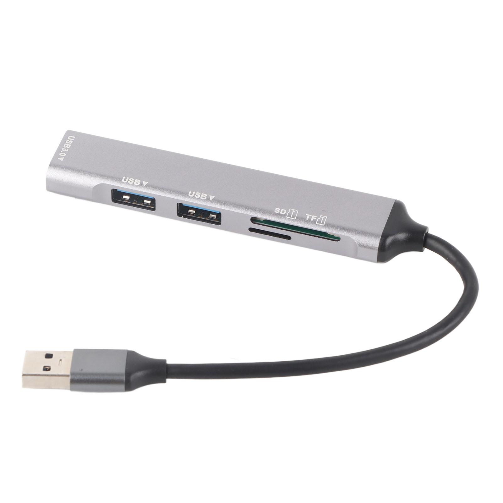 USB3.0 Hub 5 in 1 Multiport All Aluminum Alloy Body Mini Portable TYPE Splitter for Home Travelling
USB3.0 Hub 5 in 1 Multiport All Aluminum Alloy Body Mini Portable TYPE Splitter for Home Travelling