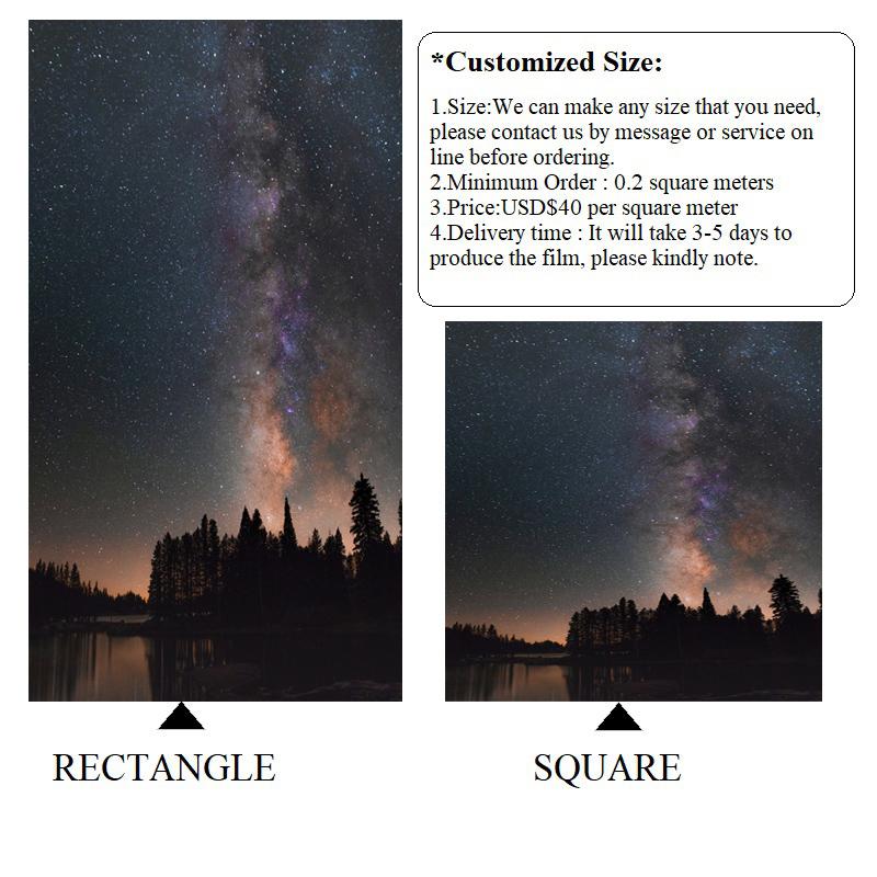 Custom Size Starry Sky Stained Glass Window Film Static Cling Frosted Glass Sticker Privacy Decorative Film for Living Room (as the picture,30X30cm)
Custom Size Starry Sky Stained Glass Window Film Static Cling Frosted Glass Sticker Privacy Decorative Film for Living Room (as the picture,30X30cm)