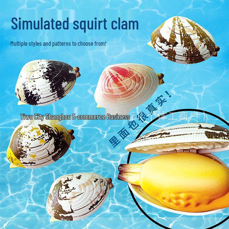 Clam Shell Water Gun Prank Toy - Absorb & Spray Mini Shellfish for Fun Water Play
Clam Shell Water Gun Prank Toy - Absorb & Spray Mini Shellfish for Fun Water Play