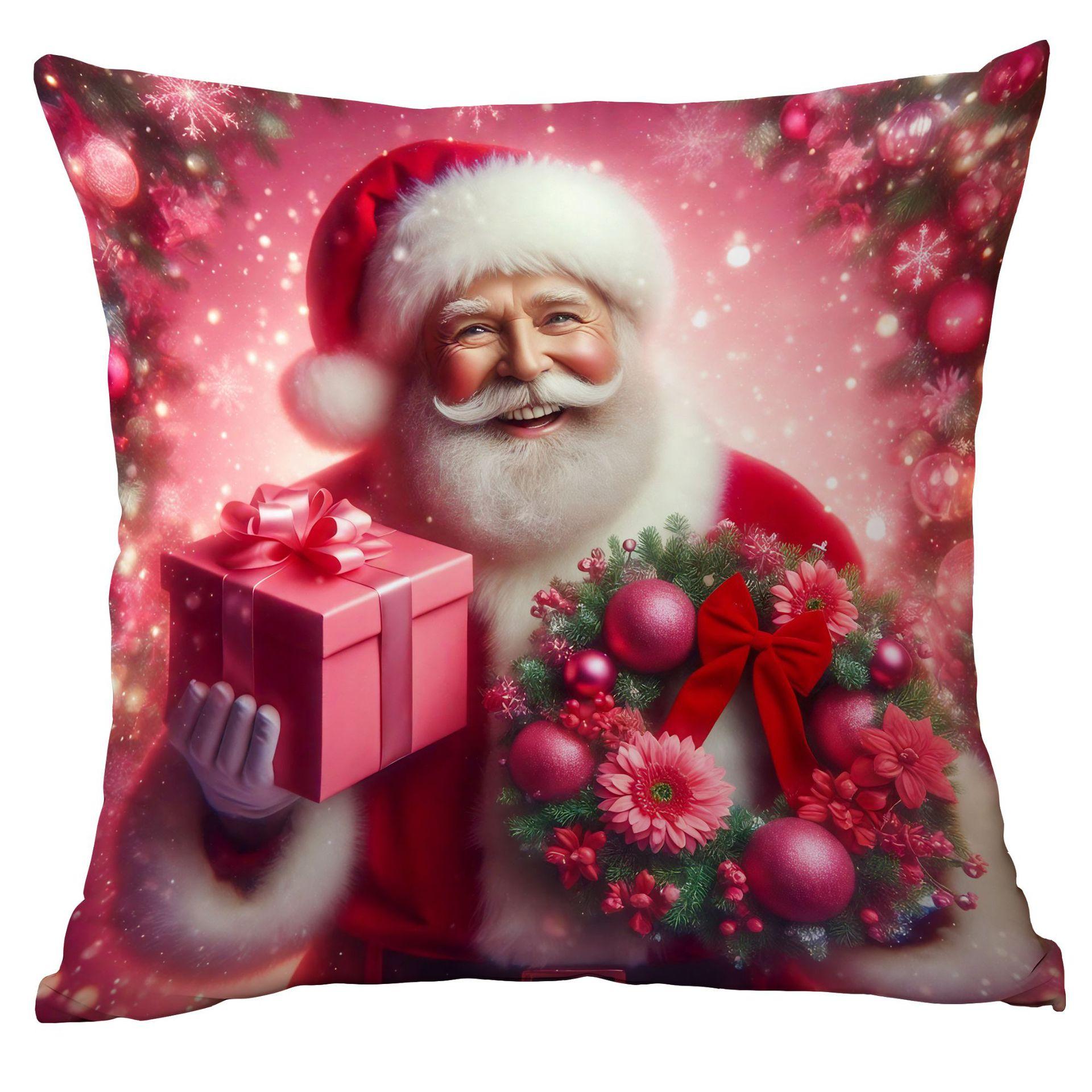2pcs New Pink Santa Claus Cushion Cover Sofa Bedroom Soft Sticky Luxury Pillow Cover Square Holiday Atmosphere Home Decoration 45x45cm 2pcs
2pcs New Pink Santa Claus Cushion Cover Sofa Bedroom Soft Sticky Luxury Pillow Cover Square Holiday Atmosphere Home Decoration 45x45cm 2pcs