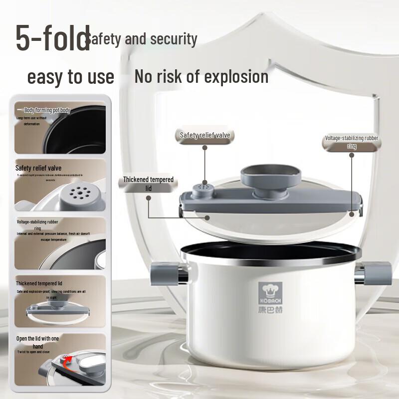 Kangbach Xuandong Series Enamel Micro-pressure Soup Pot
Kangbach Xuandong Series Enamel Micro-pressure Soup Pot