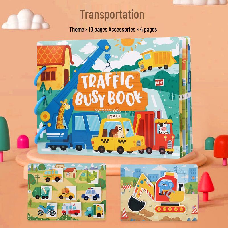 Enlightenment Quiet Book: Educational Sticker Toy for Children Ages 4-6, Comes in Colorful Box
Enlightenment Quiet Book: Educational Sticker Toy for Children Ages 4-6, Comes in Colorful Box