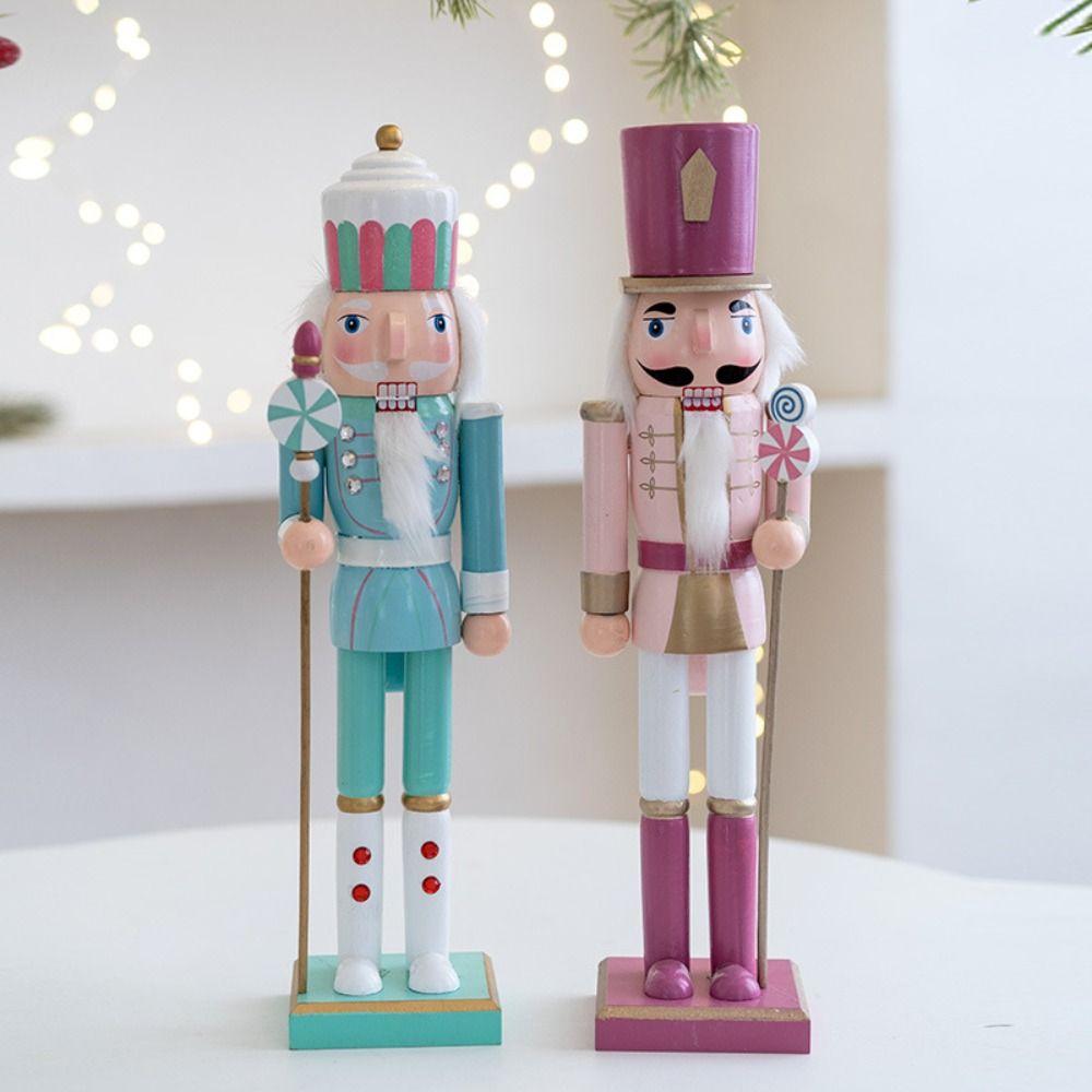 Vintage Wooden Nutcracker Decoration Macaron Merry Christmas Decoration New Year Gifts синий
Vintage Wooden Nutcracker Decoration Macaron Merry Christmas Decoration New Year Gifts синий