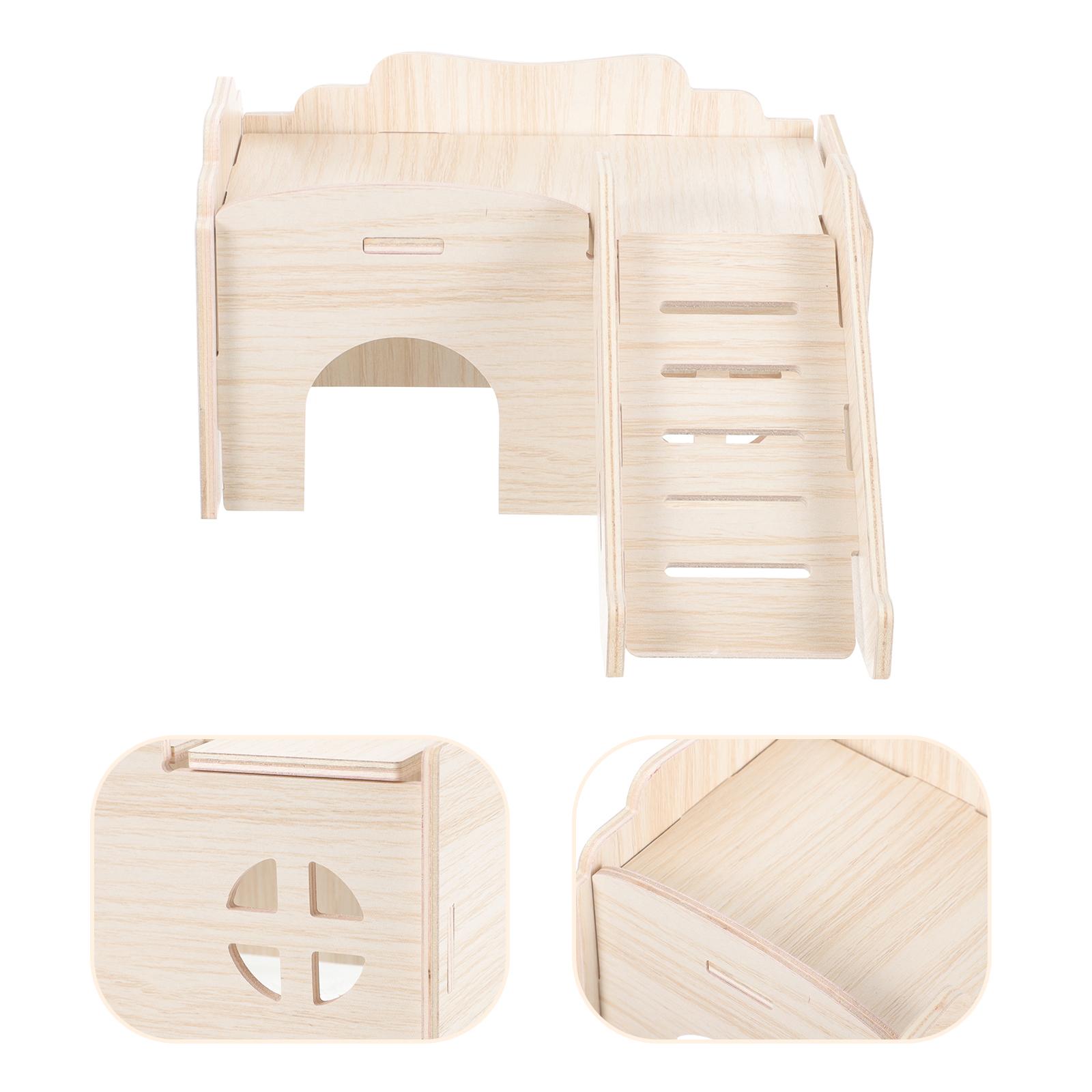 Durable Wooden House Hamster Hut Pet Hideout Toy Gerbil House Hamster Houses Cage Accessories Pet Products Small Animal 18x10cm хакі
Durable Wooden House Hamster Hut Pet Hideout Toy Gerbil House Hamster Houses Cage Accessories Pet Products Small Animal 18x10cm хакі