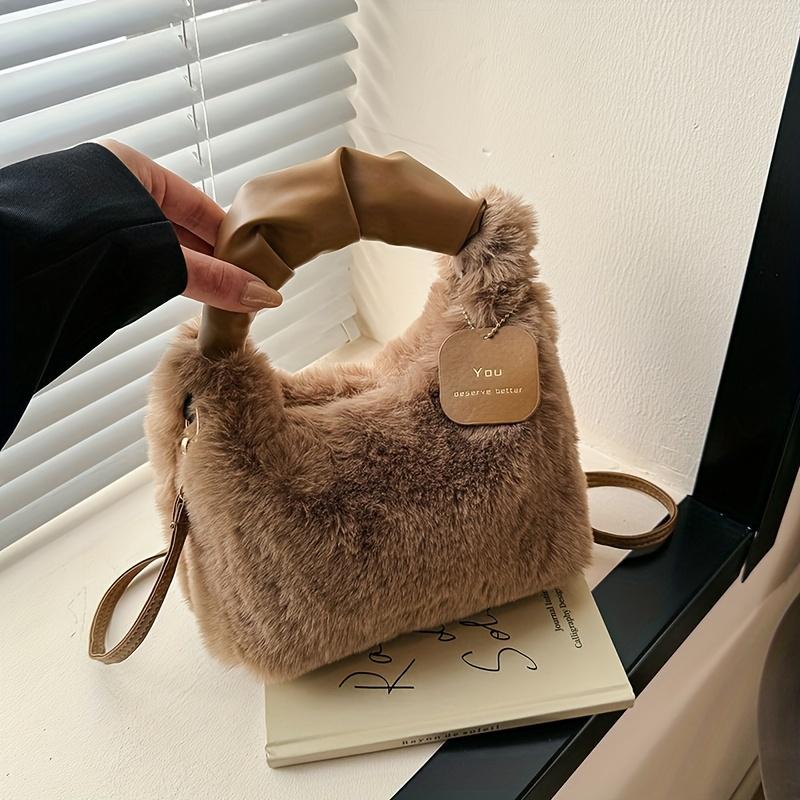 Autumn and winter plush handbags, fashionable crossbody bags, versatile single-shoulder crossbody bags кофейный
Autumn and winter plush handbags, fashionable crossbody bags, versatile single-shoulder crossbody bags кофейный