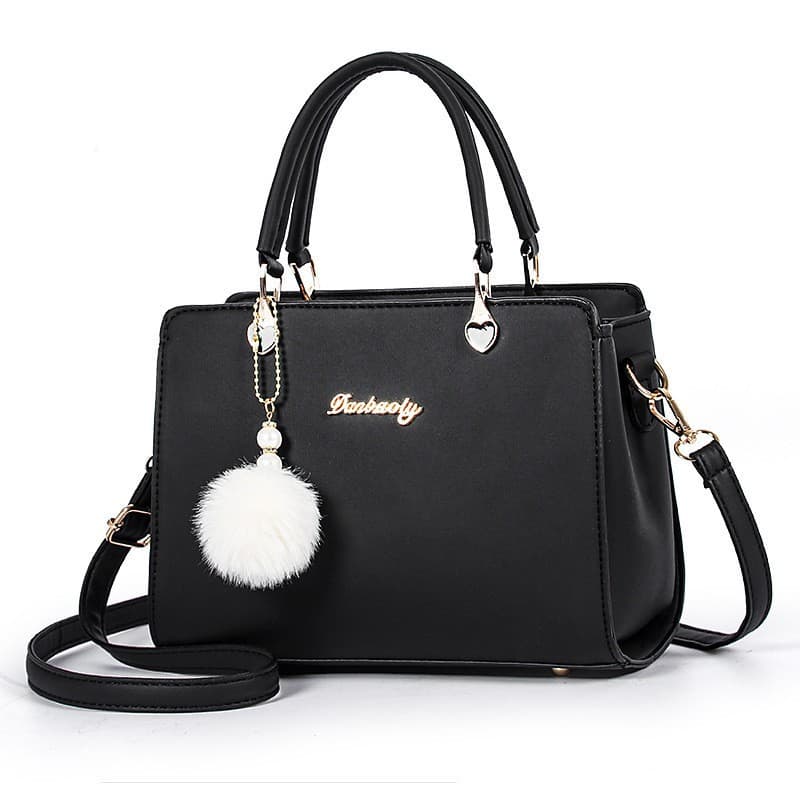 Furball Decoration Stylish Small Handbag Crossbody Bag чёрный
Furball Decoration Stylish Small Handbag Crossbody Bag чёрный
