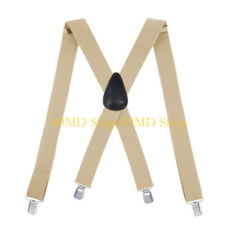 49MD Men Fashion Suspenders Polyester Elastic Straps Adjustable Design 4 Clip Fastening System Multiple Neutral хакі
49MD Men Fashion Suspenders Polyester Elastic Straps Adjustable Design 4 Clip Fastening System Multiple Neutral хакі