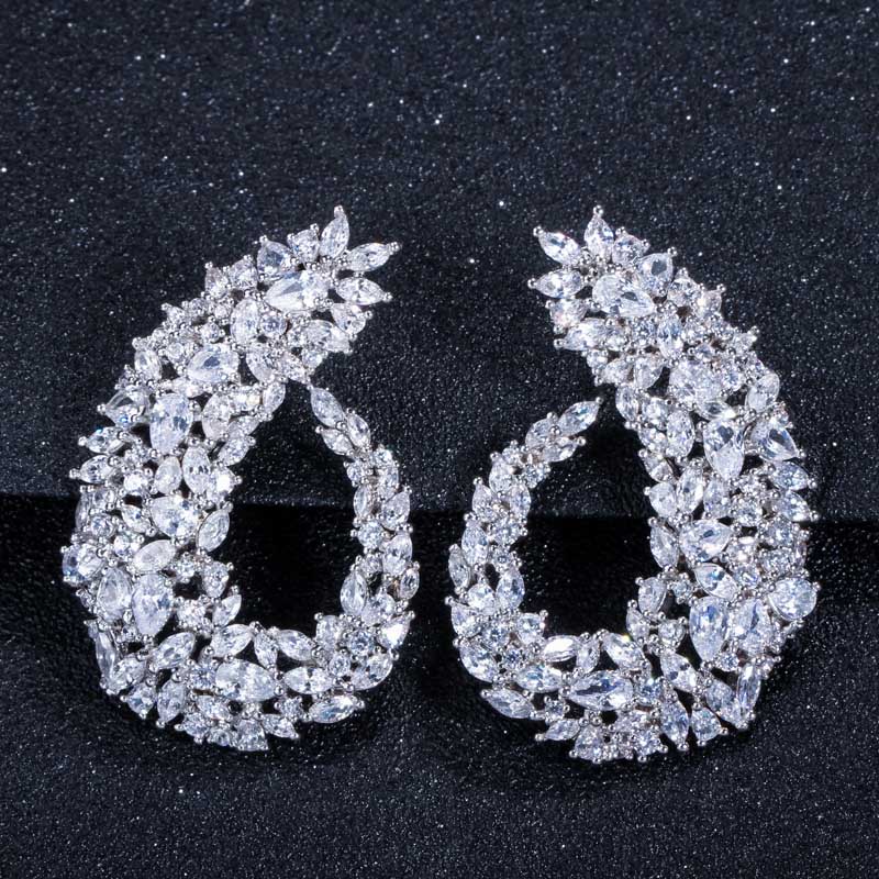 Ircons Rose Gold Plated Luxury Popular Geometry Flower Red Cubic Zirconia Big Wedding Earring Fashion Famous Jewelry CZ415 срібні білого кольору
Ircons Rose Gold Plated Luxury Popular Geometry Flower Red Cubic Zirconia Big Wedding Earring Fashion Famous Jewelry CZ415 срібні білого кольору