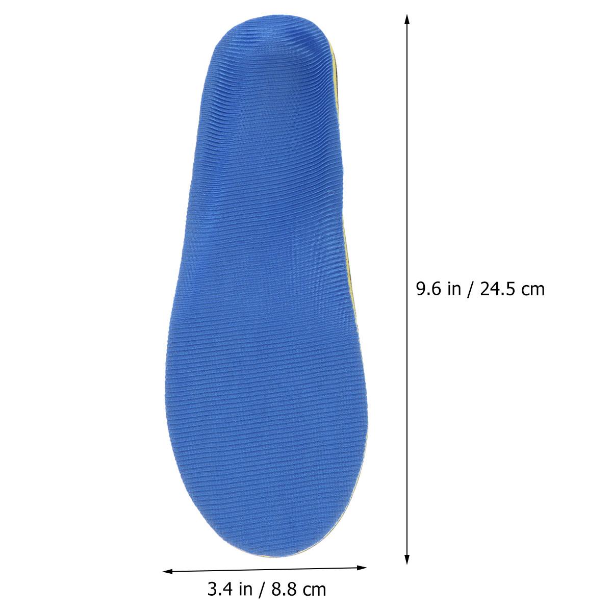 1Pair Flatfoot Correction Insoles Unisex Arch Support Orthotic Pads Cuttable Size L Sports Shoes Pads for Running Basketball синій
1Pair Flatfoot Correction Insoles Unisex Arch Support Orthotic Pads Cuttable Size L Sports Shoes Pads for Running Basketball синій