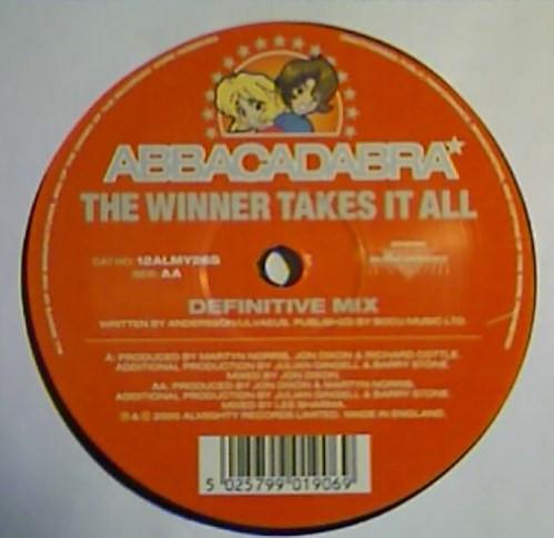 12-дюймовая пластинка ABBACADABRA - The Winner Takes It All / Take A Ch 12ALMY26S Almighty Record 2000 UK Танцевальная и Электронная Б/У
12-дюймовая пластинка ABBACADABRA - The Winner Takes It All / Take A Ch 12ALMY26S Almighty Record 2000 UK Танцевальная и Электронная Б/У
