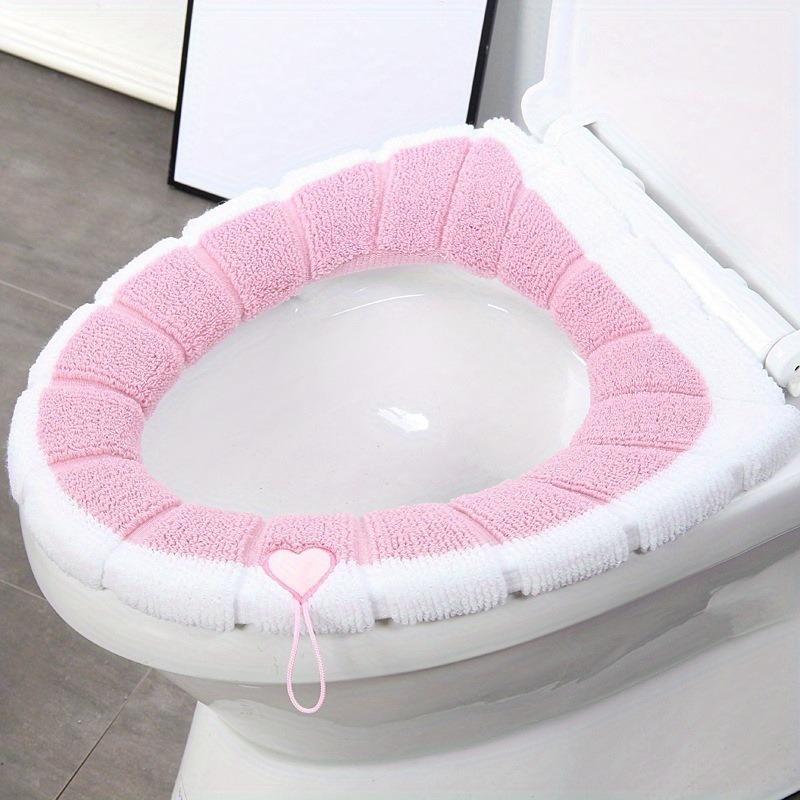 2pcs Warm Toilet Seat Cover Mat Bathroom Toilet Pad Cushion with Handle Thicker Soft Washable Closestool Warmer Accessories
2pcs Warm Toilet Seat Cover Mat Bathroom Toilet Pad Cushion with Handle Thicker Soft Washable Closestool Warmer Accessories