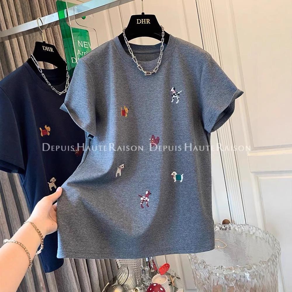 Plus Size Women s Loose Embroidered Puppy Top - Spring/Summer 2025 Short Sleeve T-Shirt 4XL
Plus Size Women s Loose Embroidered Puppy Top - Spring/Summer 2025 Short Sleeve T-Shirt 4XL