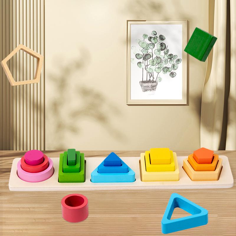 Geometric Shape Matching Stacking Toy - Color Recognition & Educational Fishing for Toddlers
Geometric Shape Matching Stacking Toy - Color Recognition & Educational Fishing for Toddlers