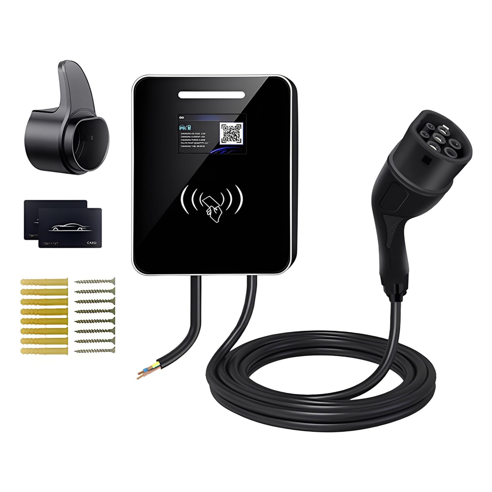 EV Charging Station 22KW 32A EV Charger TYPE-2 5Meter Home Electric Car Charging Station WIFI/APP 4.3Inch Type2 бежевий
EV Charging Station 22KW 32A EV Charger TYPE-2 5Meter Home Electric Car Charging Station WIFI/APP 4.3Inch Type2 бежевий