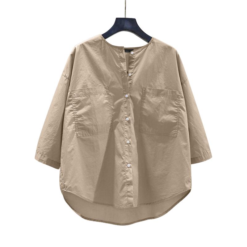 ZANZEA Women Daily Patch Pocket Puff Sleeve Solid Color Round Neck Shirts XL
ZANZEA Women Daily Patch Pocket Puff Sleeve Solid Color Round Neck Shirts XL