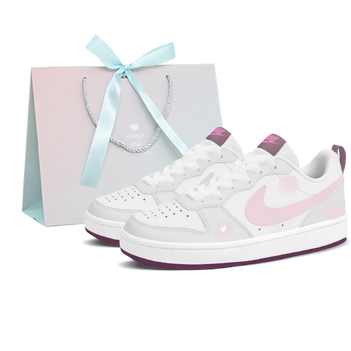 Nike Court Borough 2 Leather Abrasion Resistant Slip Resistant Low top Skateboard Shoes Women s Pink BQ5448-015(Team2096-SBOX) 38.5
Nike Court Borough 2 Leather Abrasion Resistant Slip Resistant Low top Skateboard Shoes Women s Pink BQ5448-015(Team2096-SBOX) 38.5