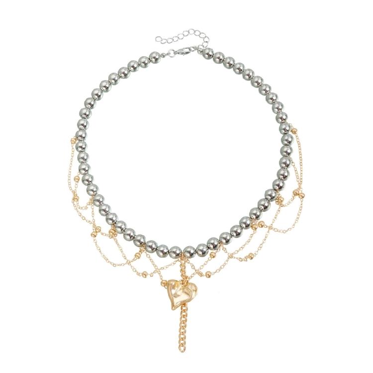Fashionable Stutdy Alloy Beaded Necklace With Swinging Fringe Detail Suitable for Various Occasions Casual Wear 1
Fashionable Stutdy Alloy Beaded Necklace With Swinging Fringe Detail Suitable for Various Occasions Casual Wear 1