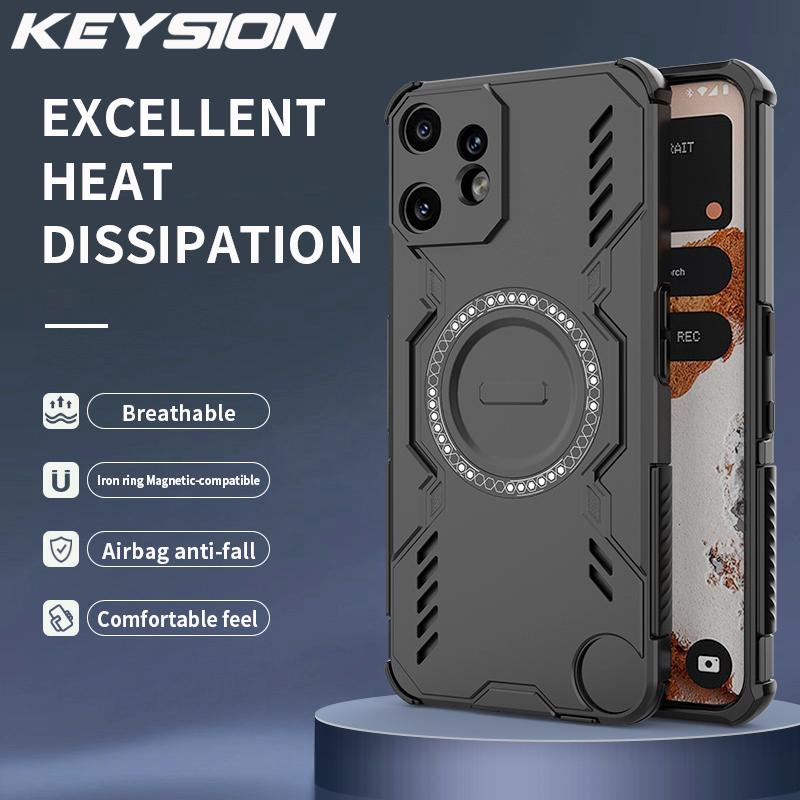 KEYSION Hollow Heat Dissipation Case for Nothing CMF Phone 2 Pro Magnetic Cooling Shockproof Phone Cover for for CMF Phone 2 Pro for CMF Phone 2 Pro
KEYSION Hollow Heat Dissipation Case for Nothing CMF Phone 2 Pro Magnetic Cooling Shockproof Phone Cover for for CMF Phone 2 Pro for CMF Phone 2 Pro