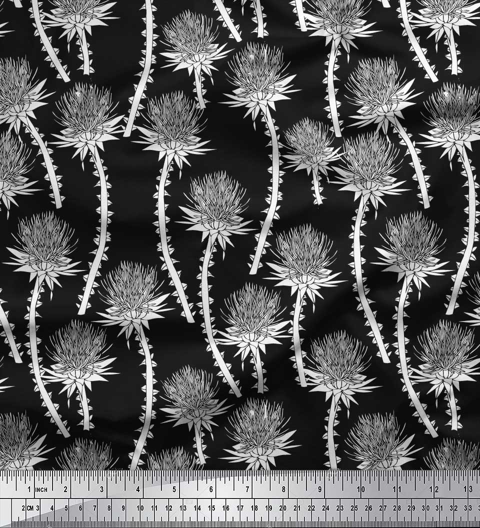 Soimoi Japan Crepe Satin Fabric Leaves & Clover Floral Fabric Prints By metre 42 Inch 42 Inch Wide - Poly Crepe білий
Soimoi Japan Crepe Satin Fabric Leaves & Clover Floral Fabric Prints By metre 42 Inch 42 Inch Wide - Poly Crepe білий