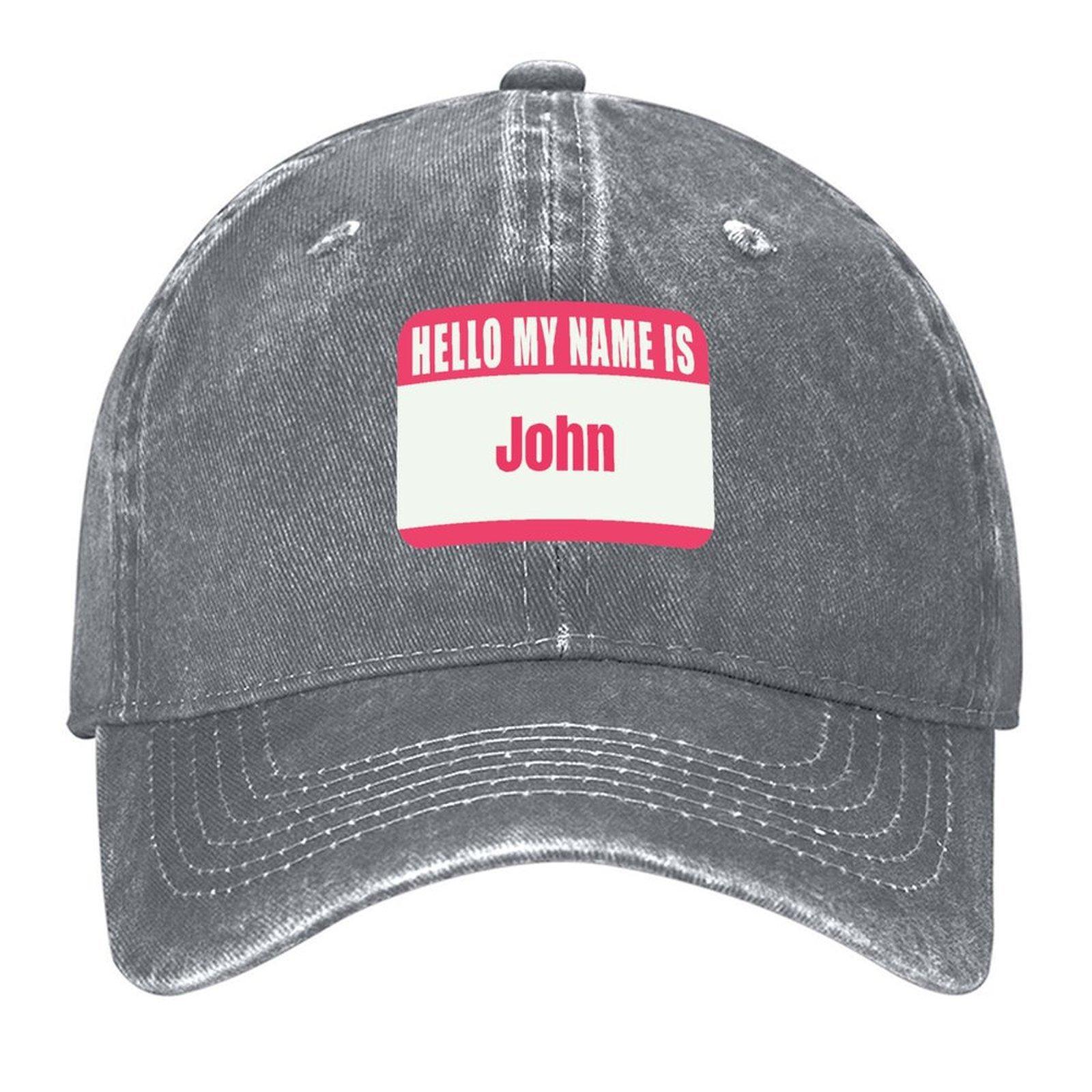2026 Hello My Name Is John Is Name Tag Baseball Cap Sunscreen Golf Wear Hiking Hat Brand Man Cap Caps For Women Men s
2026 Hello My Name Is John Is Name Tag Baseball Cap Sunscreen Golf Wear Hiking Hat Brand Man Cap Caps For Women Men s