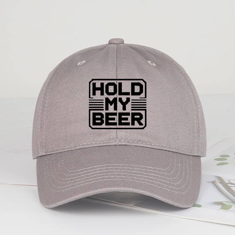 HOLD MY BEER Printed Baseball Cap Soft Comfortable Breathable Adjustable Playful Retro Casual Style Trendy Fashion Unisex
HOLD MY BEER Printed Baseball Cap Soft Comfortable Breathable Adjustable Playful Retro Casual Style Trendy Fashion Unisex