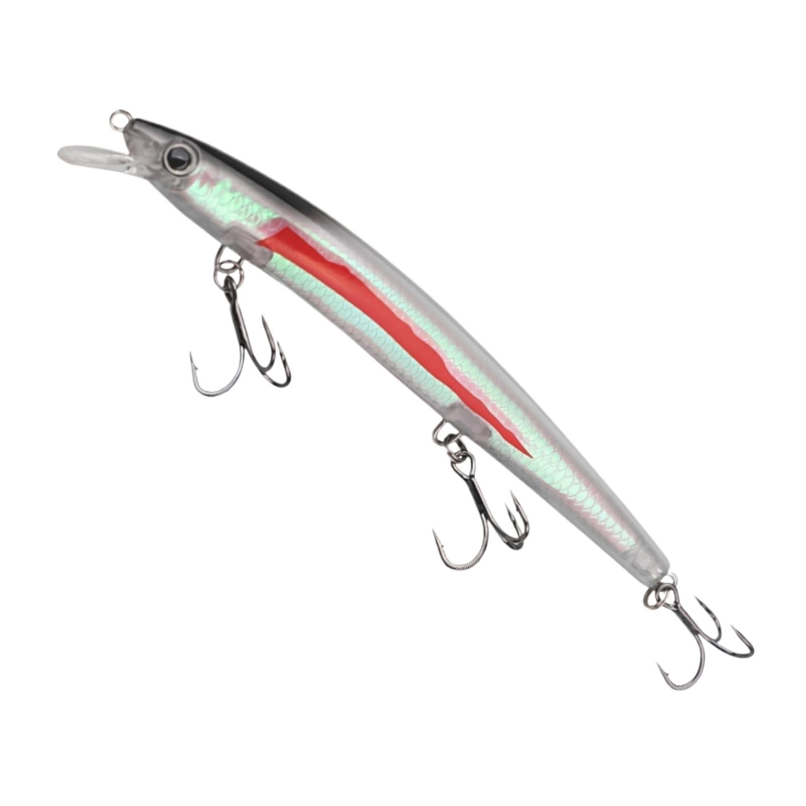 Fishing Lure Artificial Bionic Minnow Hard Bait Long Casting Metal Blade Lure with Treble Hooks for Freshwater Saltwater Fishing one size
Fishing Lure Artificial Bionic Minnow Hard Bait Long Casting Metal Blade Lure with Treble Hooks for Freshwater Saltwater Fishing one size