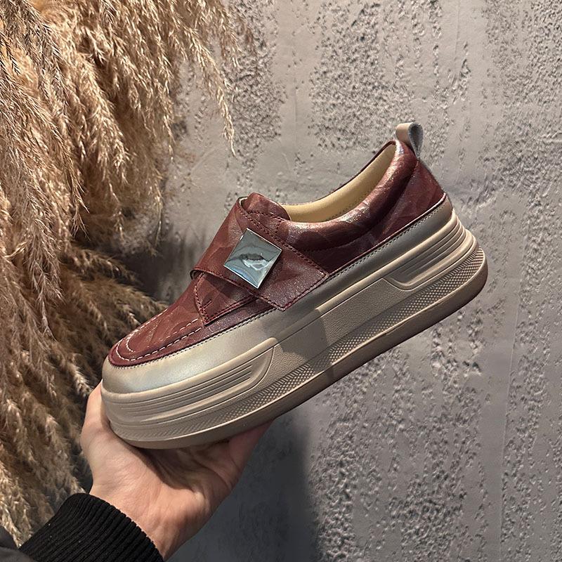Velcro little white shoes women s spring new platform casual single shoes versatile heightening loafers fashion women s shoes 40 червоний
Velcro little white shoes women s spring new platform casual single shoes versatile heightening loafers fashion women s shoes 40 червоний
