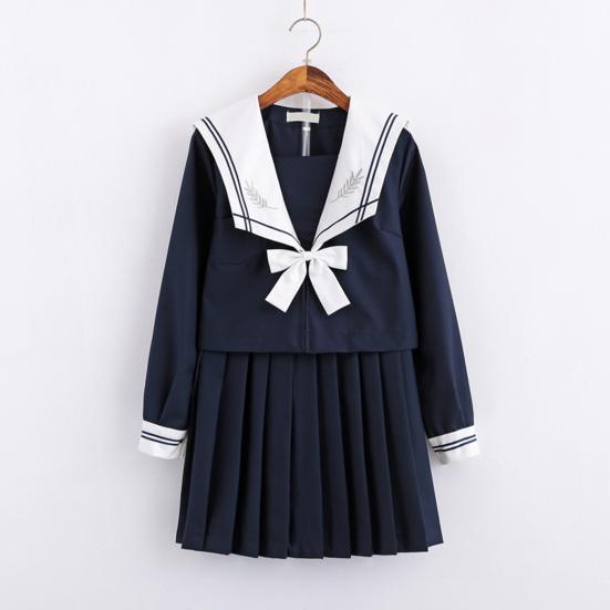 JK Uniform Юбка Плиссированная юбка Антиморщинистый Базовый стиль Синий Воротник Форменный костюм
JK Uniform Юбка Плиссированная юбка Антиморщинистый Базовый стиль Синий Воротник Форменный костюм