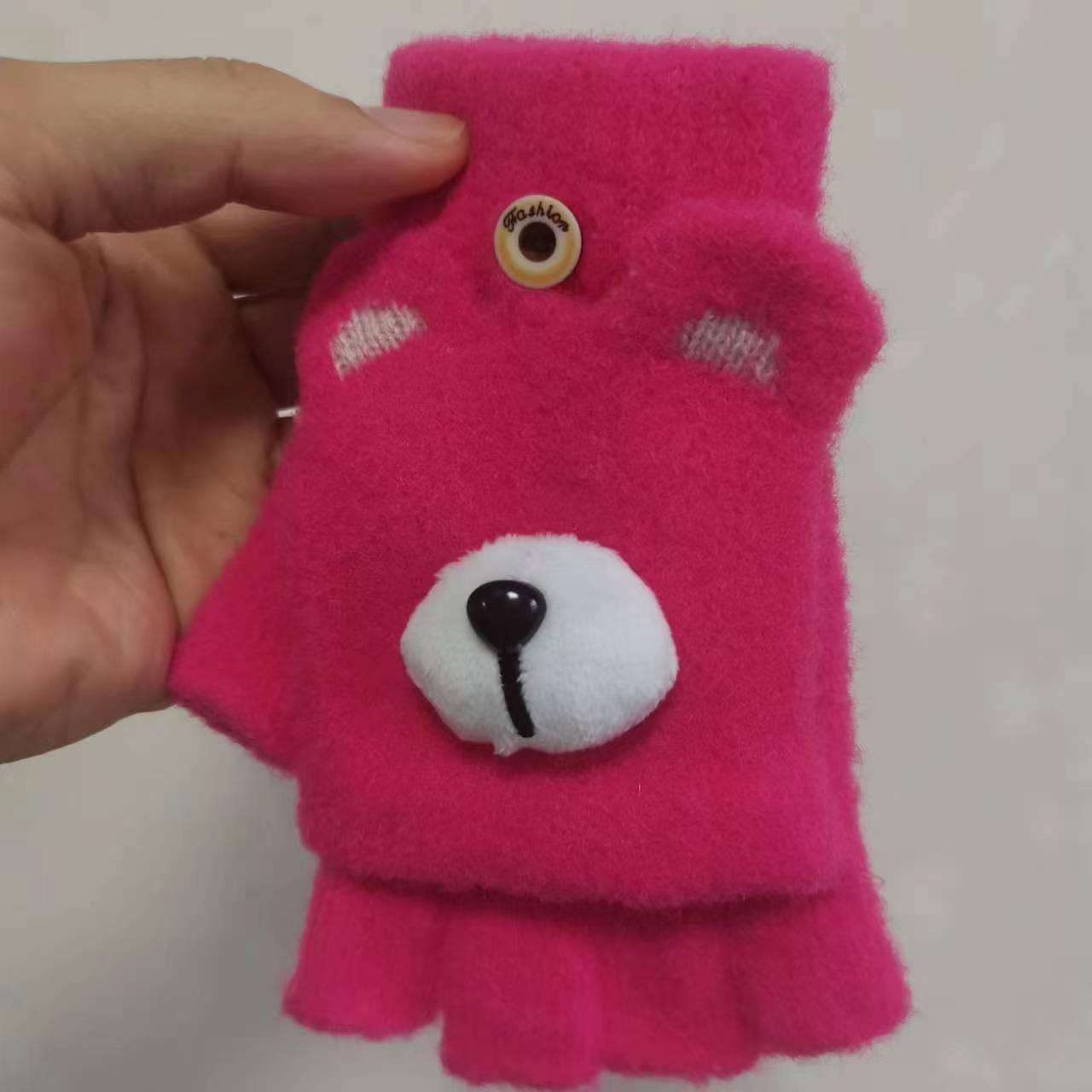 Korean Version of Adult Plush Warm Women s Winter Cold-proof Thickened Half-finger Flip-up Cartoon Bear Office Fingerless Gloves average size
Korean Version of Adult Plush Warm Women s Winter Cold-proof Thickened Half-finger Flip-up Cartoon Bear Office Fingerless Gloves average size