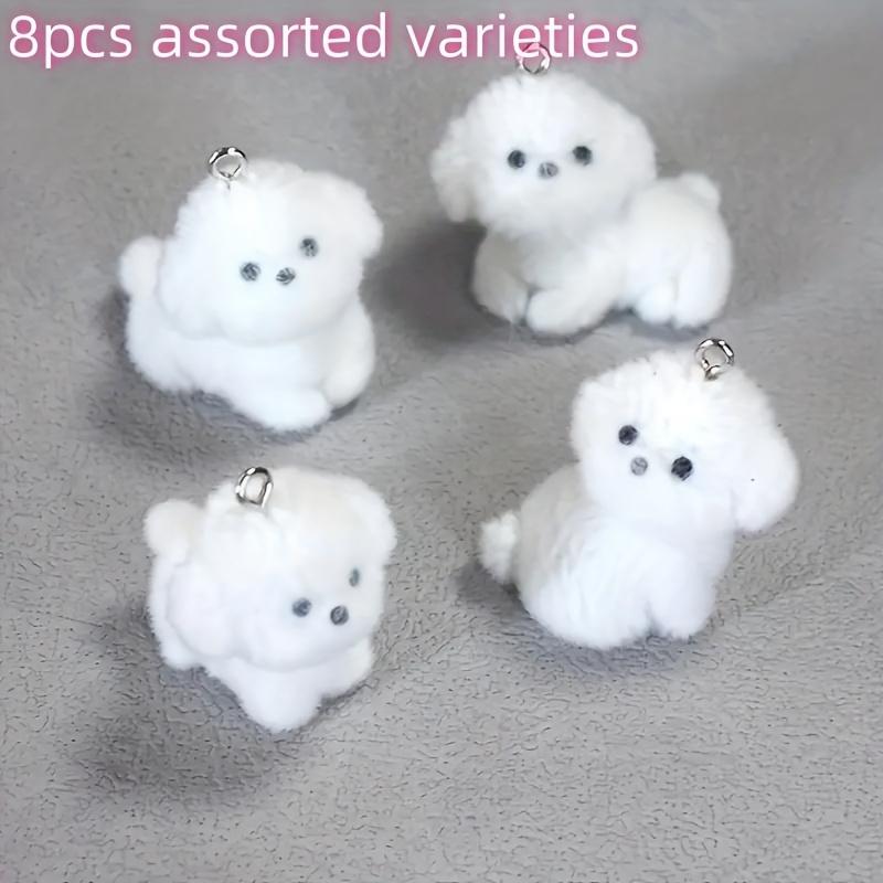 8 pieces of mini dog pendants -4 cute poses, cute small dog resin pendants for DIY jewelry making, keychain accessories, pet lov 8pcs
8 pieces of mini dog pendants -4 cute poses, cute small dog resin pendants for DIY jewelry making, keychain accessories, pet lov 8pcs