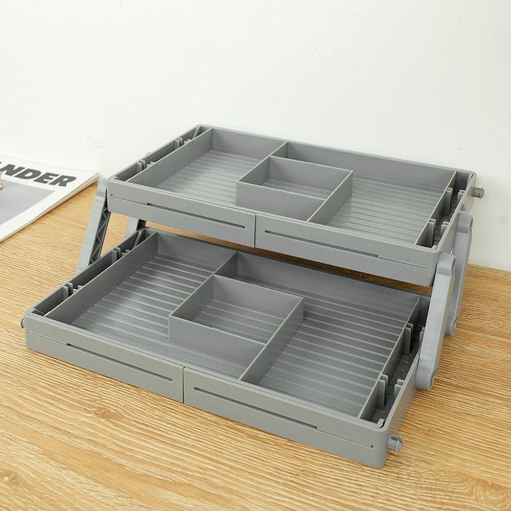 Multi-Level Smart Drawer Organizer 2/3 Tier Desk Organizer for Makeup Jewelry 3 Layer
Multi-Level Smart Drawer Organizer 2/3 Tier Desk Organizer for Makeup Jewelry 3 Layer
