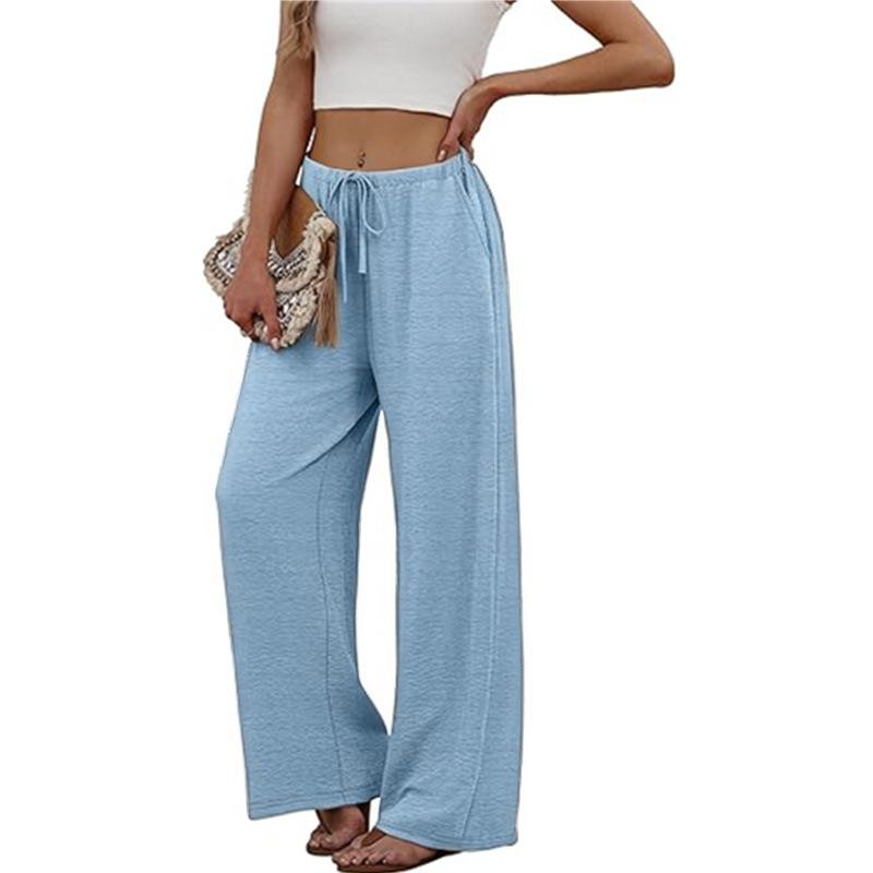 European Fashion Women s Solid Color Wide-Leg Beach Pants with Elastic Waistband and Pockets, 2025 Collection. XXL світло-синій колір
European Fashion Women s Solid Color Wide-Leg Beach Pants with Elastic Waistband and Pockets, 2025 Collection. XXL світло-синій колір